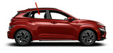 Passenger Right Side Rear Door Window Door Glass Compatible with Hyundai KONA / KONA Electric / KONA N 2018-2023 Models