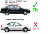 Passenger Right Side Front Door Window Door Glass Compatible with Volkswagen Golf III & Jetta III 1993-1995 / Golf & Jetta 1996-1999 4 Door Models