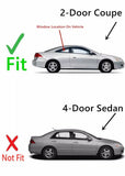 Passenger Right Side Quarter Window Quarter Glass Compatible with Honda Accord 2 Door Coupe 2003-2007 Models