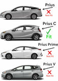 Driver Left Side Front Door Window Door Glass Compatible with Toyota Prius C 4 Door Hatchback 2012-2019 Models