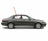Tempered Passenger Right Side Rear Door Window Door Glass Compatible with Hyundai Sonata 1999-2001 Models