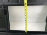 Non-Heated High Performance Manual Back Slider Window Glass Compatible with GMC Sierra/Chevrolet Silverado Pickup 1500 2007-2013 Models/2500 3500 2007-2014 Models (Not For Classic Models)