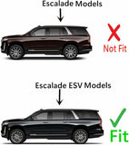 OE Tempered Driver Left Side Rear Door Window Door Glass Compatible with Escalade ESV 2021-2026 Models ( Not For Escalade )