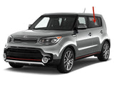 Driver Left Side Rear Door Window Door Glass Compatible with Kia Soul 2014-2019 Models / Soul EV 2016-2018 Models