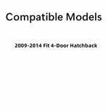 Passenger Right Side Quarter Window Quarter Glass Compatible with Honda Fit 2009-2014 Models
