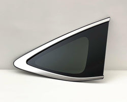 Passenger Right Side Quarter Window Quarter Glass Compatible with Honda CR-V 2012-2016 Models