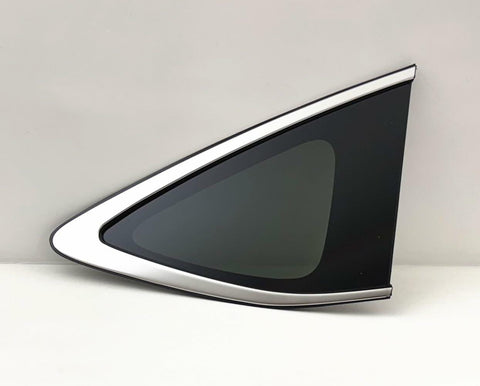 Passenger Right Side Quarter Window Quarter Glass Compatible with Honda CR-V 2012-2016 Models