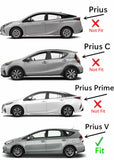 Driver Left Side Rear Door Window Door Glass Compatible with Toyota Prius V 4 Door Hatchback 2012-2018 Models