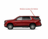 Driver Left Side Quarter Window Quarter Glass With Alarm Wire Compatible with Chevrolet Tahoe /GMC Yukon 2021-2026 Models (Not For Yukon XL)