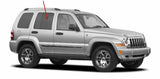 With Bottom Attachment Style Passenger Right Side Rear Door Window Door Glass Compatible with Jeep Liberty 2002-2007 Models
