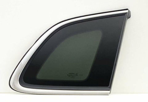 OE Chrome Moulding Style Privacy Passenger Right Side Quarter Window Glass Compatible with Jeep Cherokee 2014-2018 Models (Not For Grand Cherokee)