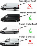 Driver Left Side Front Vent Window Vent Glass Compatible with Ford Transit 110.2" High-Roof 100.8" Mid-Roof Van 2015-2026 Models (Not for Transit Connect or Low-Roof Transit)