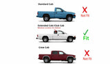 Passenger Right Side Rear Quarter Window Quarter Glass Compatible with Dodge Dakota Pickup 2 Door Club Cab 1997-2004 Models