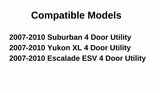 Passenger Right Side Quarter Window Quarter Glass Compatible with Chevrolet Suburban/Cadillac Escalade ESV/GMC Yukon XL 2007-2010 Models