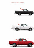Stationary Back Window Back Glass Compatible with Nissan Frontier Pickup 1998-2004 Models