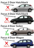 Driver Left Side Quarter Glass Window Compatible with Ford Focus 4 Door Sedan 2000-2007 Models