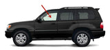 Driver Left Side Front Door Window Door Glass Compatible with Toyota Land Cruiser/Lexus LX 470 1998-2007 Models