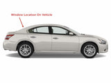 Heated Back Window Back Glass Compatible with Nissan Maxima 4 Door Sedan 2009-2015 Models