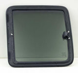 Privacy Movable Passenger Right Side Quarter Window Glass With Frame & Latch Compatible with Chevrolet Silverado 1999-2006 / Classic 2007 Extended Cab Pickup Models