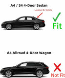 Heated Back Window Back Glass Compatible with Audi A4/ S4/ 4 Door Sedan 2017-2025 Models