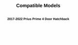 Heated Lower Back Window Back Glass Compatible with Toyota Prius Prime 4 Door Hatchback 2017-2022 Models