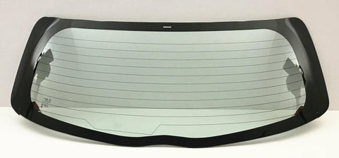 Heated Back Window Back Glass w/o Wiper Hole Style Compatible with Toyota Yaris Hatchback 2012-2019 Models
