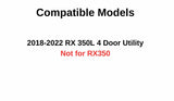 Heated Back Window Back Glass Compatible with Lexus RX350L 2018-2022 Models