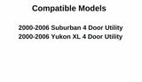 Passenger Right Side Quarter Glass Quarter Window Compatible with Chevrolet Suburban/GMC Yukon XL 2000-2006 Models