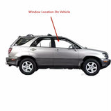 Passenger Right Side Front Door Window Door Glass Compatible with Lexus RX300 1999-2003 Models