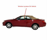 Driver Left Side Door Window Door Glass Compatible with Toyota Solara 1999-2003 Models