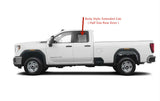 Driver Left Side Rear Door Window Door Glass Compatible with Chevrolet Silverado 2500/3500 2020-2026 GMC Sierra 2500/3500 2020-2026 4-Door Extended Cab Pickup (Half Size Rear Door) Models