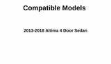 Back Window Back Glass Compatible With Nissan Altima 4 Door Sedan 2013-2018 Models