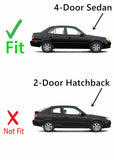 Passenger Right Side Front Door Window Door Glass Compatible with Hyundai Accent/Dodge Verna 2000-2005 4 Door Models