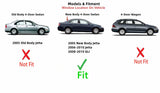 Heated Back Window Back Glass Compatible with Volkswagen Jetta/GLI 2006-2010 / Jetta(New) 2005 Models 4 Door Sedan
