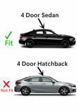 Heated Back Window Back Glass Compatible with 2022-2026 Honda Civic 4 Door Sedan