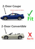 Driver Left Side Door Window Door Glass Compatible with Mitsubishi Eclipse 2 Door Coupe 2000-2005 Models