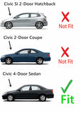 Driver Left Side Front Door Window Door Glass Compatible with Honda Civic 4 Door Sedan 2001-2005 Models