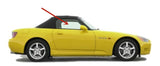 Passenger Side Right Door Window Door Glass Compatible with Honda S2000 2000-2009 Models