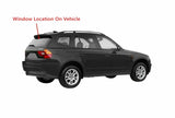Back Tailgate Window Back Glass Compatible with BMW X3 2004-2010 Models