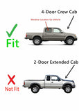 Passenger Right Side Rear Door Window Door Glass Compatible with Toyota Tacoma Pickup 4 Door Crew Cab 2001-2004