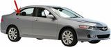Passenger Right Side Rear Vent Window Vent Glass Compatible with Acura TSX 2004-2008 Models Glass Only