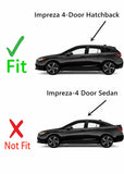 Driver Left Side Rear Door Window Door Glass Compatible with Subaru Impreza 4 Door Hatchback 2017-2023 Models