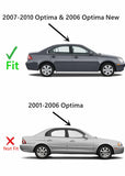 Passenger Right Side Front Door Window Door Glass Compatible with Kia Optima 2007-2010 Models (Also Fit 2006 Optima New Body Style)