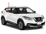 Passenger Right Side Rear Door Window Door Glass Compatible with Nissan Kicks 2017-2024 Models
