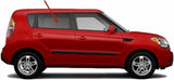 NAGD Passenger Right Side Rear Door Window Door Glass Compatible with Kia Soul 4 Door Hatchback 2010-2013 Models
