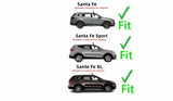 Passenger Right Side Front Door Window Door Glass Compatible with Hyundai Santa Fe 2013-2018 Models / Santa Fe Sport 2013-2018 Models / Santa Fe XL 2019 Models