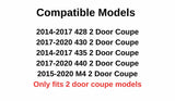 Driver Left Side Door Window Door Glass Compatible with BMW 428i / 435i / 430i / 440i / M4 2 Door Coupe 2014-2020 Models