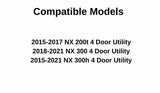 Passenger Right Side Front Door Window Door Glass Compatible with Lexus NX200t 2015-2017 / NX300h 2015-2021 / NX300 2018-2021 Models
