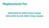 Passenger Right Side Front Door Window Door Glass Compatible with Mercedes Benz CLA250 / CLA45AMG 2014-2019 Models