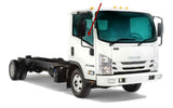 Passenger Right Front Door Window Door Glass Compatible with Isuzu NPR NQR NRR 2008-2018 Models / ELF 2009-2011 Models